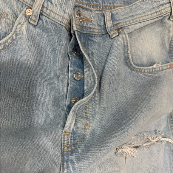 Urban Outfitters Blue Flare Wide Leg Jeans - Picture 9 of 14